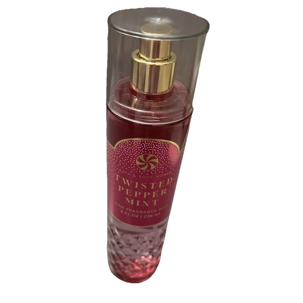 Bath & Body Works Twisted Peppermint Fine Fragrance Mist‎ Spray Splash 8 oz NEW